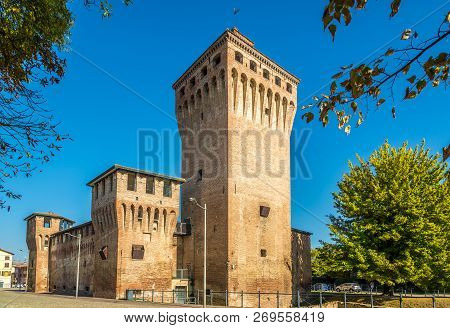 View At The Rocco Fortress In Cento - Italy