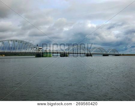 Vilsund Bridge Is A Bascule Arch Bridge That Crosses Vilsund Between Mors And Thy In Northwestern Ju
