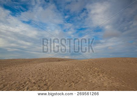 Rabjerg Mile Is A Migrating Coastal Dune Between Skagen And Frederikshavn, Denmark. It Is The Larges