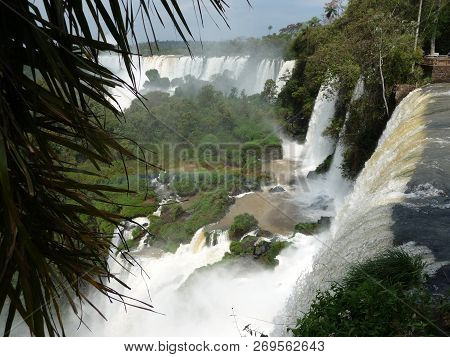 Amazing Iguazu Falls. Iguazu National Park. Argentina.