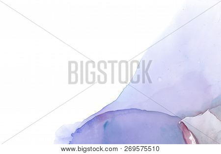 Alcohol Ink Sea Texture. Fluid Ink Abstract Background. Art For Design