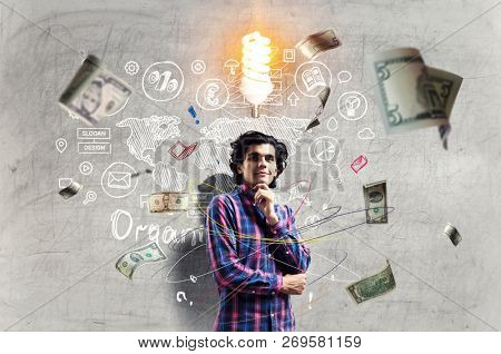 Ideas for money making. Mixed media