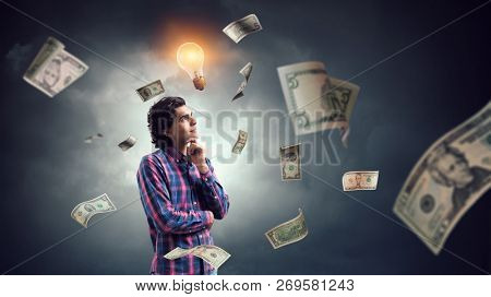 Ideas for money making. Mixed media