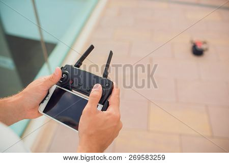 Remote Control Drone Hobby Leisure Entertainment Technology Innovation Concept.