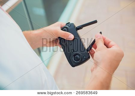 Remote Control Drone Hobby Leisure Entertainment Technology Innovation Concept.