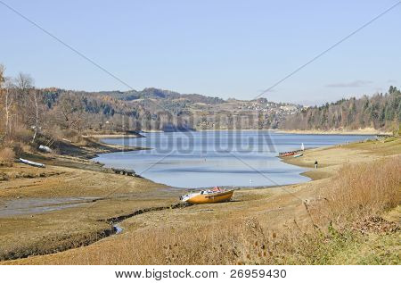 Po sezóně (Solina jezero, Polsko)