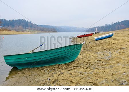 Po sezóně - Solina lake, Polsko