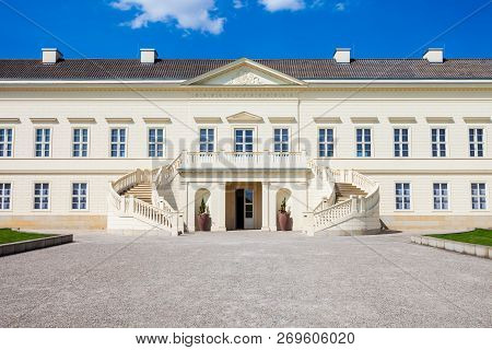 Herrenhausen Palace Located In Herrenhausen Gardens In Hannover City, Germany