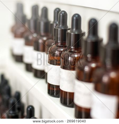 Perfumery Lab Fragrance Bubbles With Aroma Oils