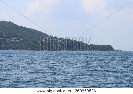 View Of Burgaz Island From The Marmara Sea.