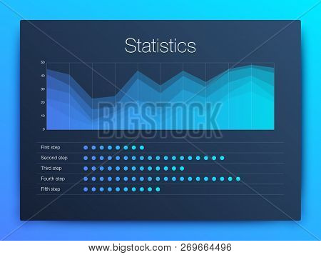 Dashboard Infographic Template With Modern Design.stock Vector