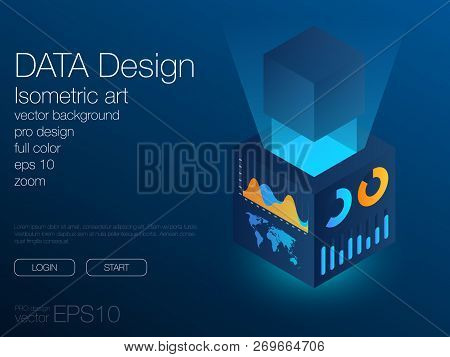 Dashboard Infographic Template With Modern Design.stock Vector