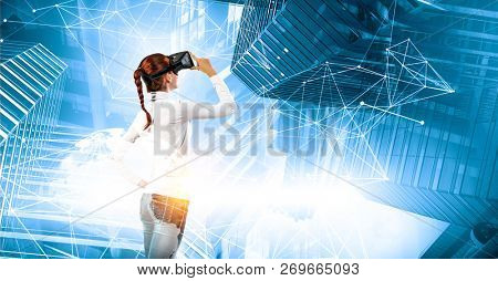 Future of virtual technology. Mixed media
