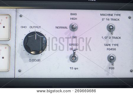 Recording Studio Audio Controls
