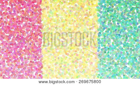Abstract Pastel Pointillistic And Geometric Background Pattern