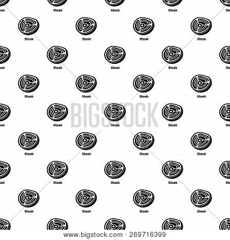 Steak Pattern Vector Seamless Repeating For Any Web Design