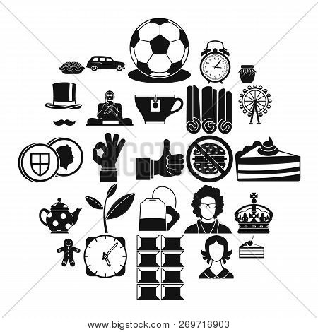 Char Icons Set. Simple Set Of 25 Char Vector Icons For Web Isolated On White Background