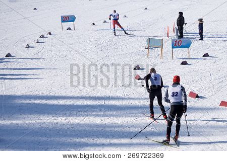 Snowy Landscape From Vuokatti Ski Resort Sotkamo, Finland