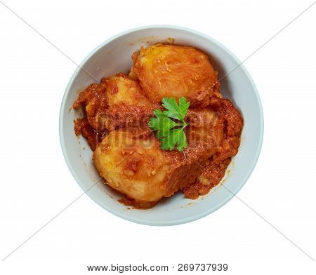 Kashmiri Dum Olav - Make With Baby Potatoes  Add Ground Fennel Seeds.