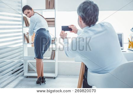 Young Woman Feeling Awfully Because Of Her Superior