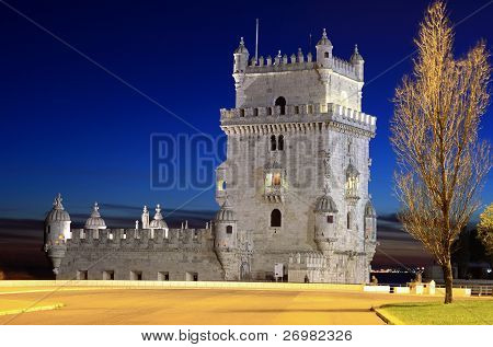 Tour de Belém de Lisbonne Portugal