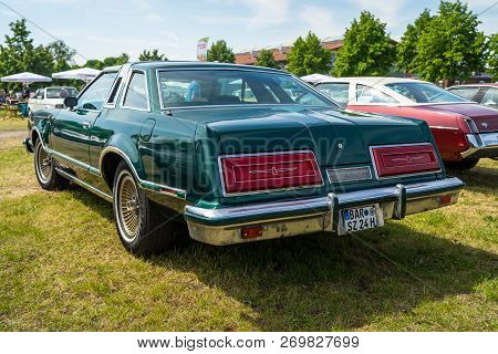 Paaren Im Glien, Germany - May 19, 2018: Personal Luxury Car Ford Thunderbird (seventh Generation). 