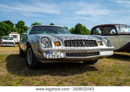 Paaren Im Glien, Germany - May 19, 2018: Muscle Car Chevrolet Camaro Berlinetta, 1979. Exhibition 