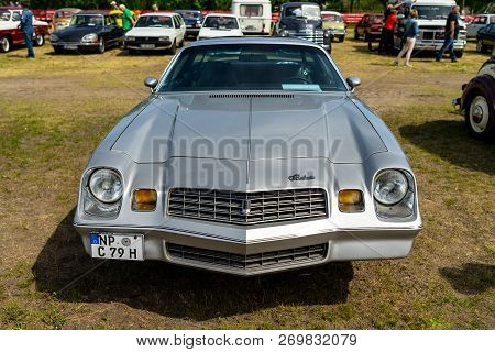 Paaren Im Glien, Germany - May 19, 2018: Muscle Car Chevrolet Camaro Berlinetta, 1979. Exhibition 