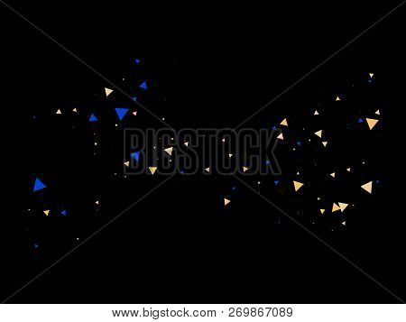Bang, Blast, Moved Particles, Vector Explosion Frame. Broken Glass, Triangle Memphis Grunge Fragment
