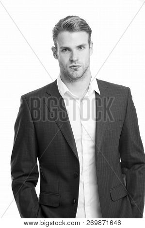 Business Man. Professional Business Man In Formal Jacket. Professional Look Of Business Man. Busines