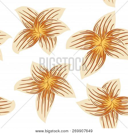 Abstract Seamless Pattern With Simple Elements Vector Eps 10