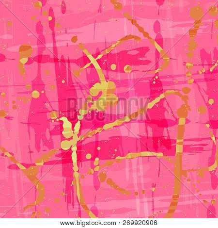 Abstract Color Pattern In Graffiti Style Quality Vector Illustration For Your Design