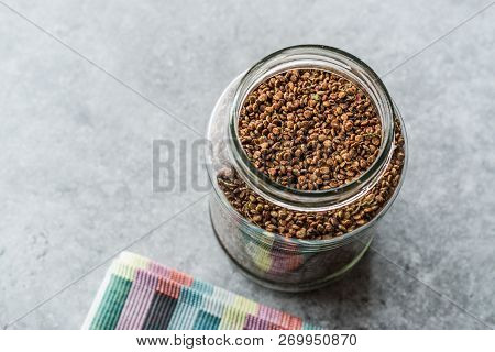 Jar Of Sumac Seeds / Harvested Malosma Laurina Laurel Sumak