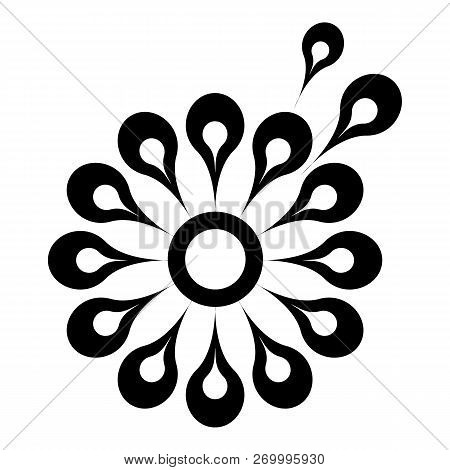 Herbal Dandelion Icon. Simple Illustration Of Herbal Dandelion Icon For Web Design Isolated On White