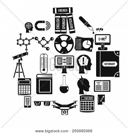 Bursary Icons Set. Simple Set Of 25 Bursary Icons For Web Isolated On White Background