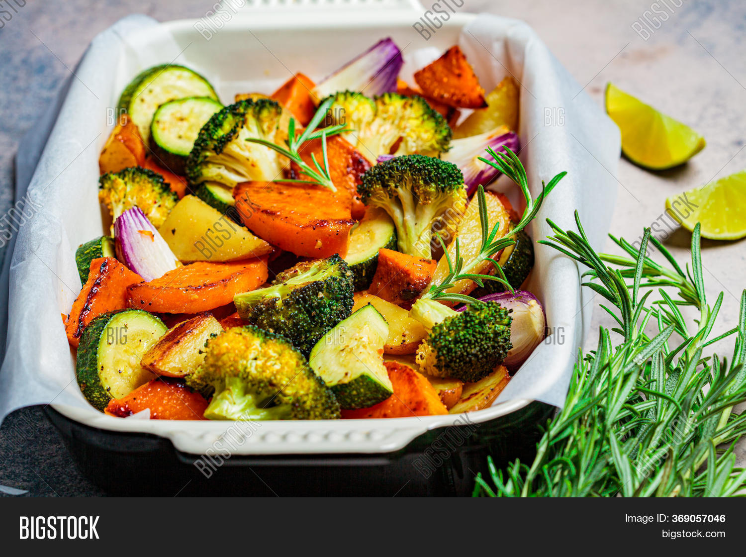 Baked Vegetables Oven Image & Photo (Free Trial) Bigstock