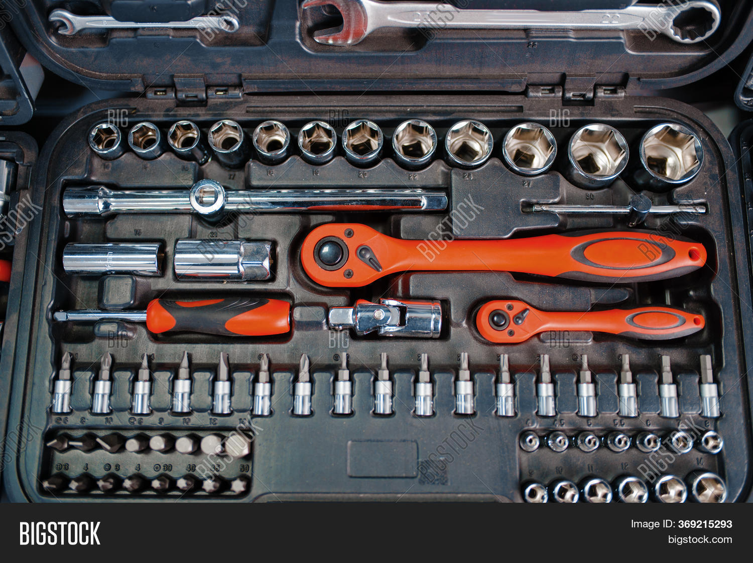 Toolbox Ratchet Heads Image & Photo (Free Trial) Bigstock