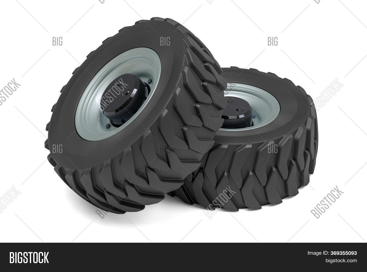 Forklift Truck Wheels Image & Photo (Free Trial) Bigstock