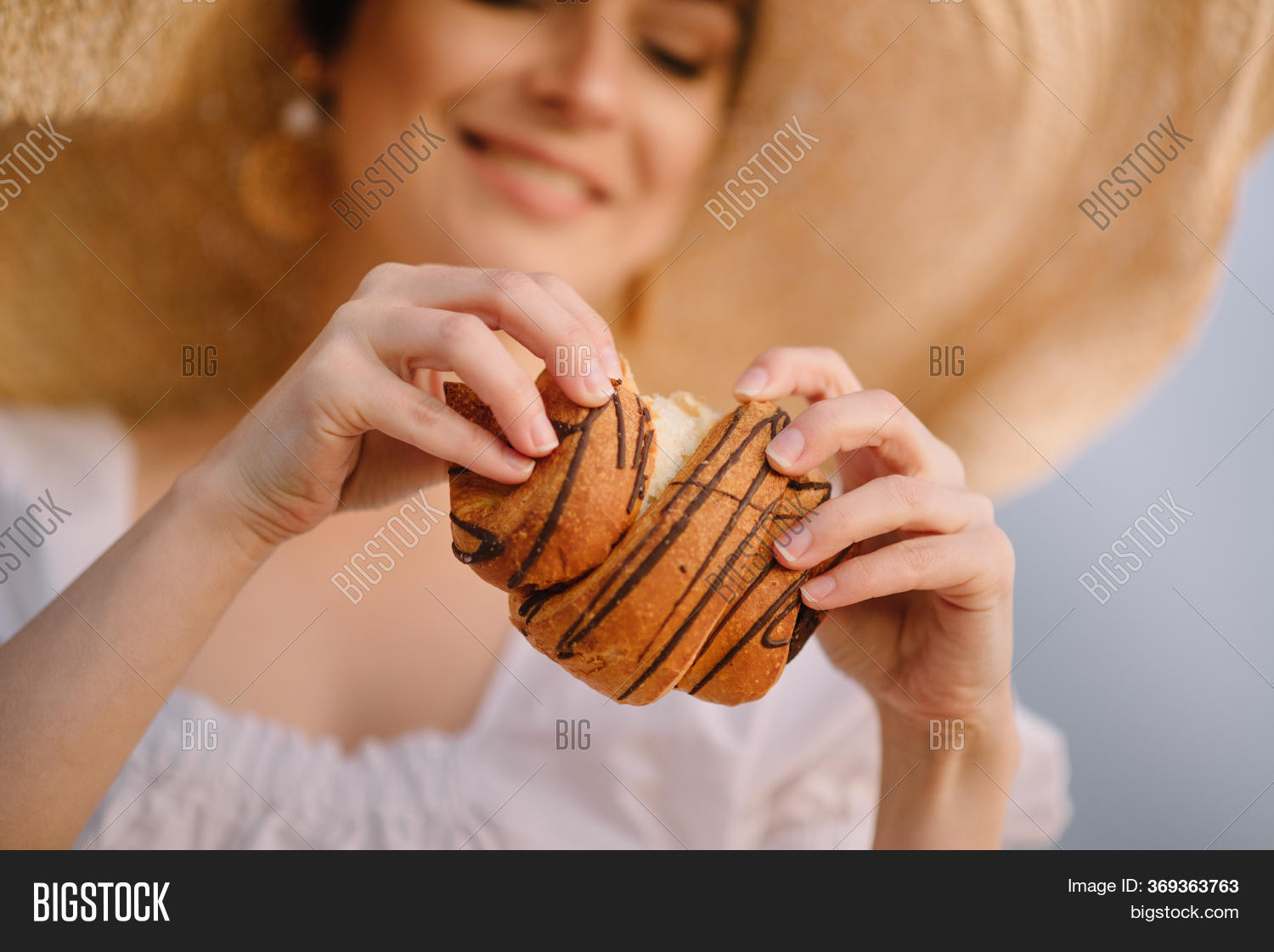 Young Woman Hat Breaks Image & Photo (Free Trial) Bigstock