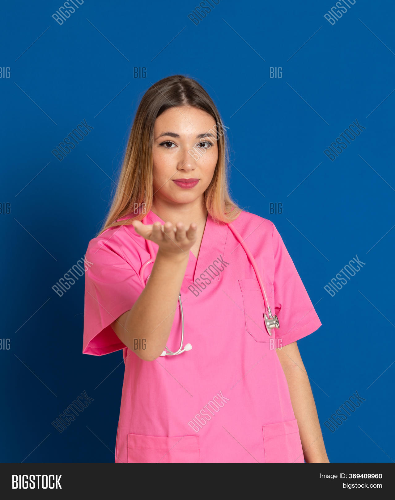 Blonde Doctor Pink Image & Photo (Free Trial) | Bigstock