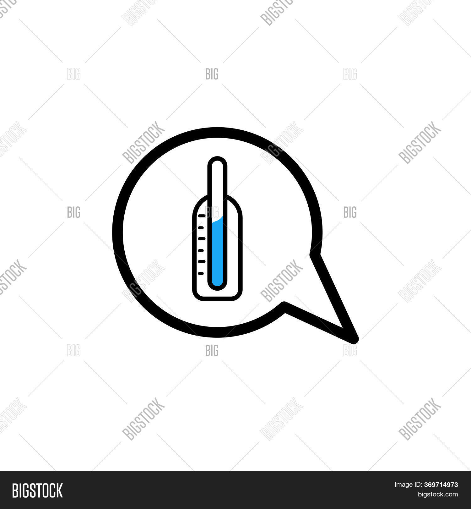 Thermometer Bubble Vector & Photo (Free Trial) Bigstock