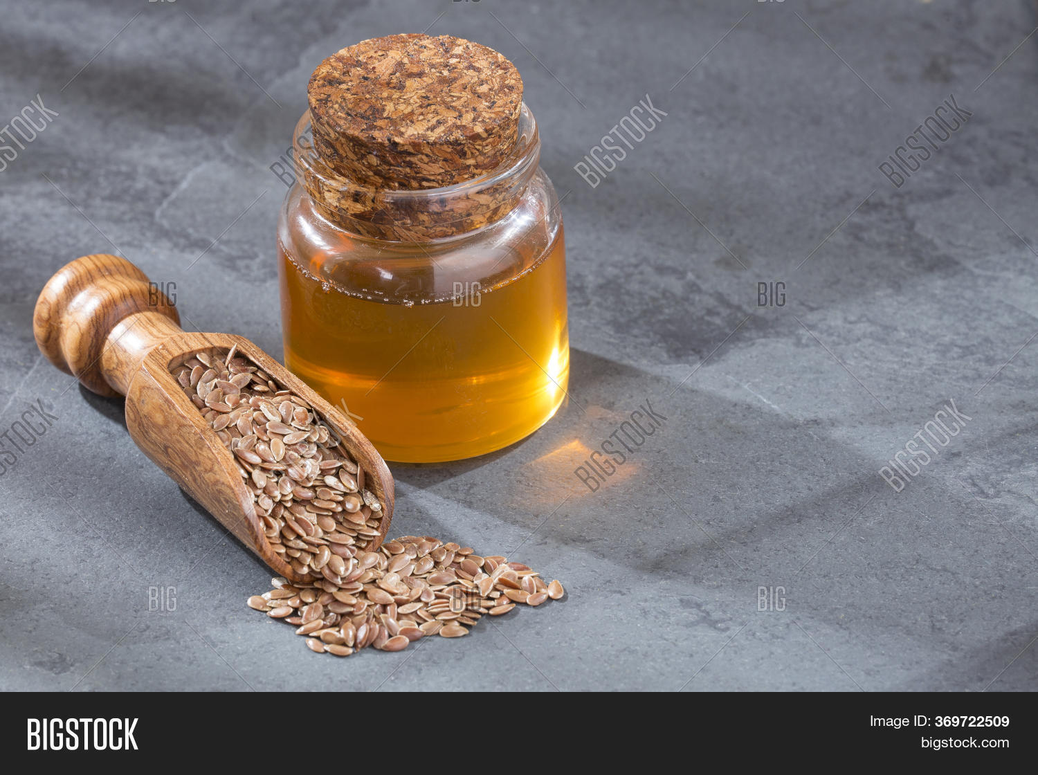 Linseed Oil Flax Seeds Image & Photo (Free Trial) Bigstock