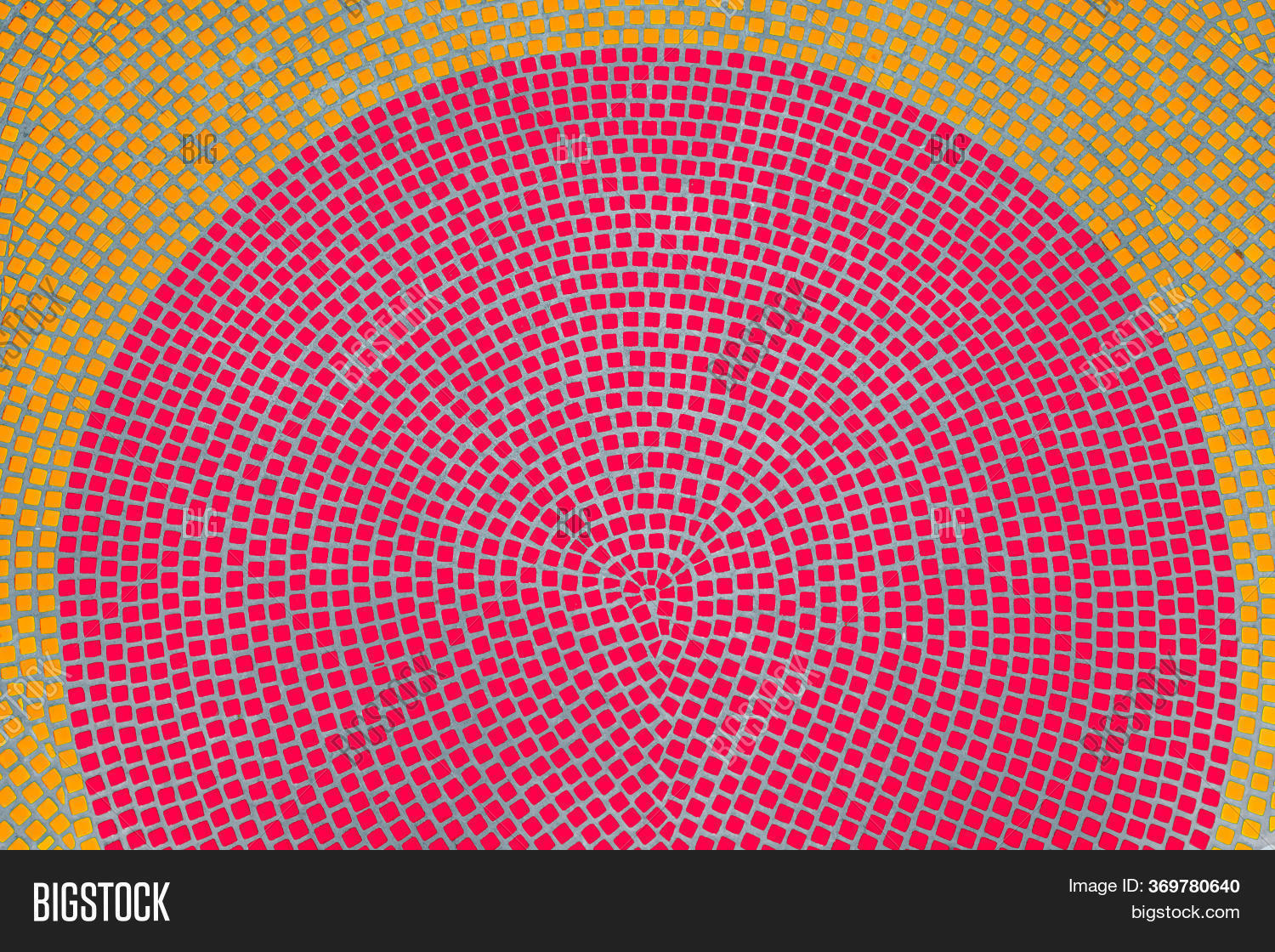 Red Yellow Mosaic Tile Image & Photo (Free Trial) | Bigstock