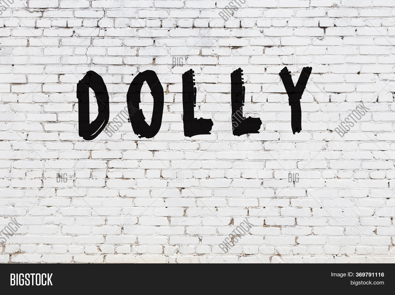 Word Dolly Written Image & Photo (Free Trial) Bigstock