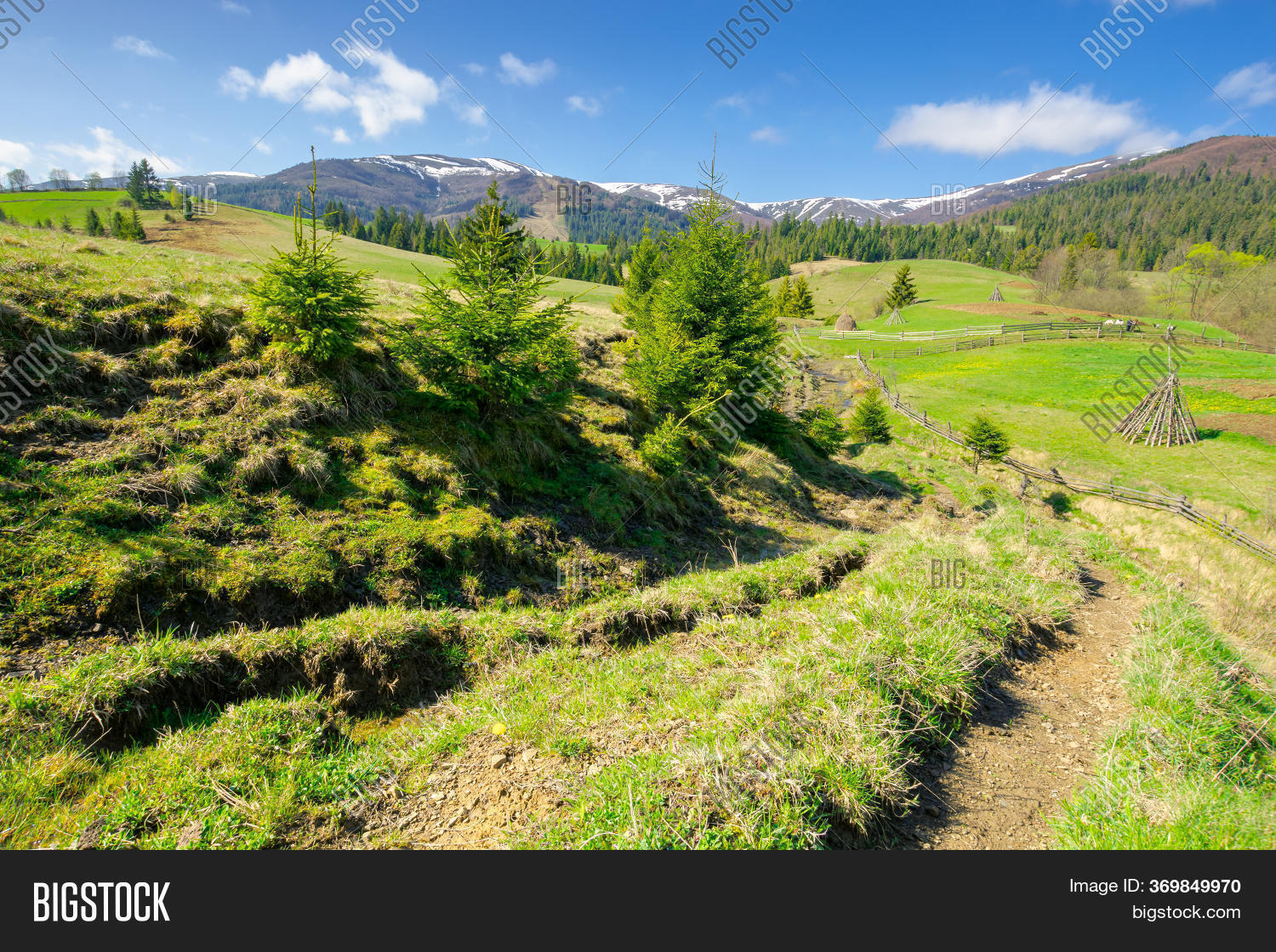 Small Rocky Ridge Rural Photo Reference Rural Landscape Image & Photo (Free Trial) | Bigstock