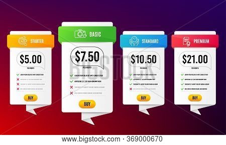 Certificate, Chemistry Lab And Photo Camera Line Icons Set. Pricing, Subscription Plan. Safe Time Si