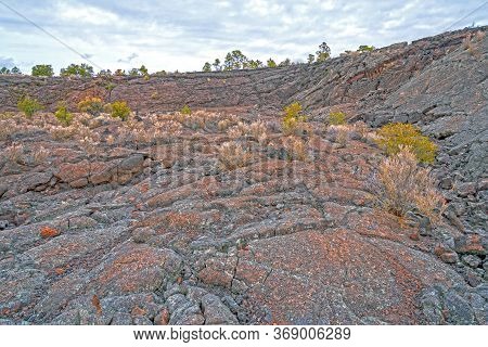 Hardened Lava Falls In The Lava Falls Area Of El Malpais National Monument In New Mexico