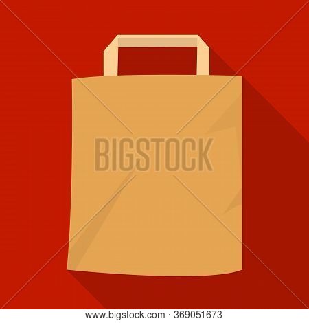 Isolated Object Of Bag And Paper Logo. Web Element Of Bag And Minimarket Stock Symbol For Web.