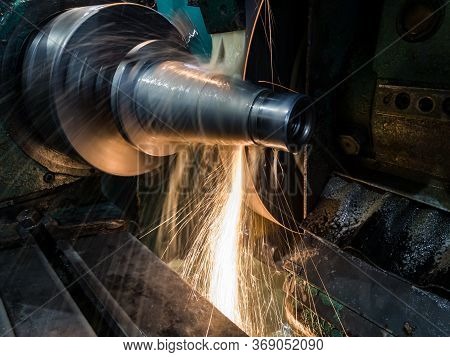 Grinding And Finishing Of The Conical Mandrel On A Circular Grinding Machine
