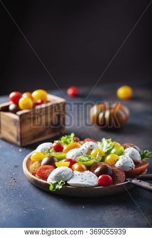 Healthy Salad With Mozzarella